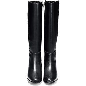 Cole Hann Black Riding Boots